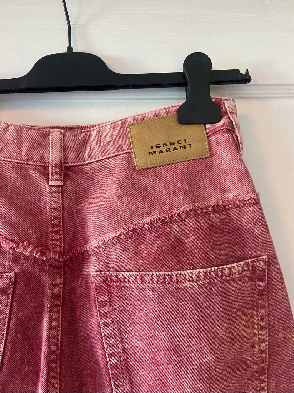 Isabel Marant Raspberry Straight Leg Jeans - Picture 6 of 8